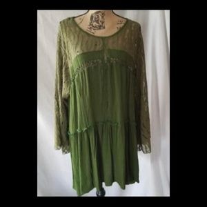 Anthropologie Tunic Blouse NWT Size M